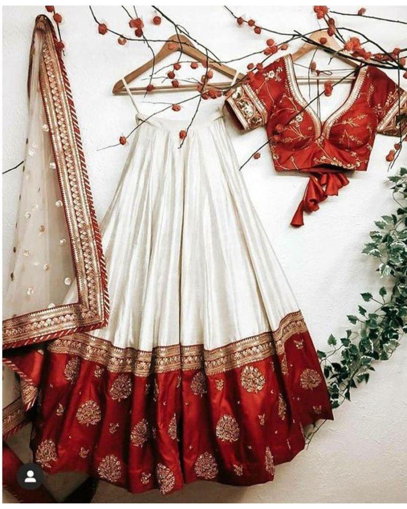 Lehenga for formal event, Lehenga with high neck blouse, Lehenga for gala night, Lehenga with lace detailing, Lehenga for charity event, Lehenga with off-shoulder blouse, Lehenga for pre-wedding functions, Lehenga with fish cut skirt, Lehenga for theme party, Lehenga with asymmetrical hem, Lehenga for night function